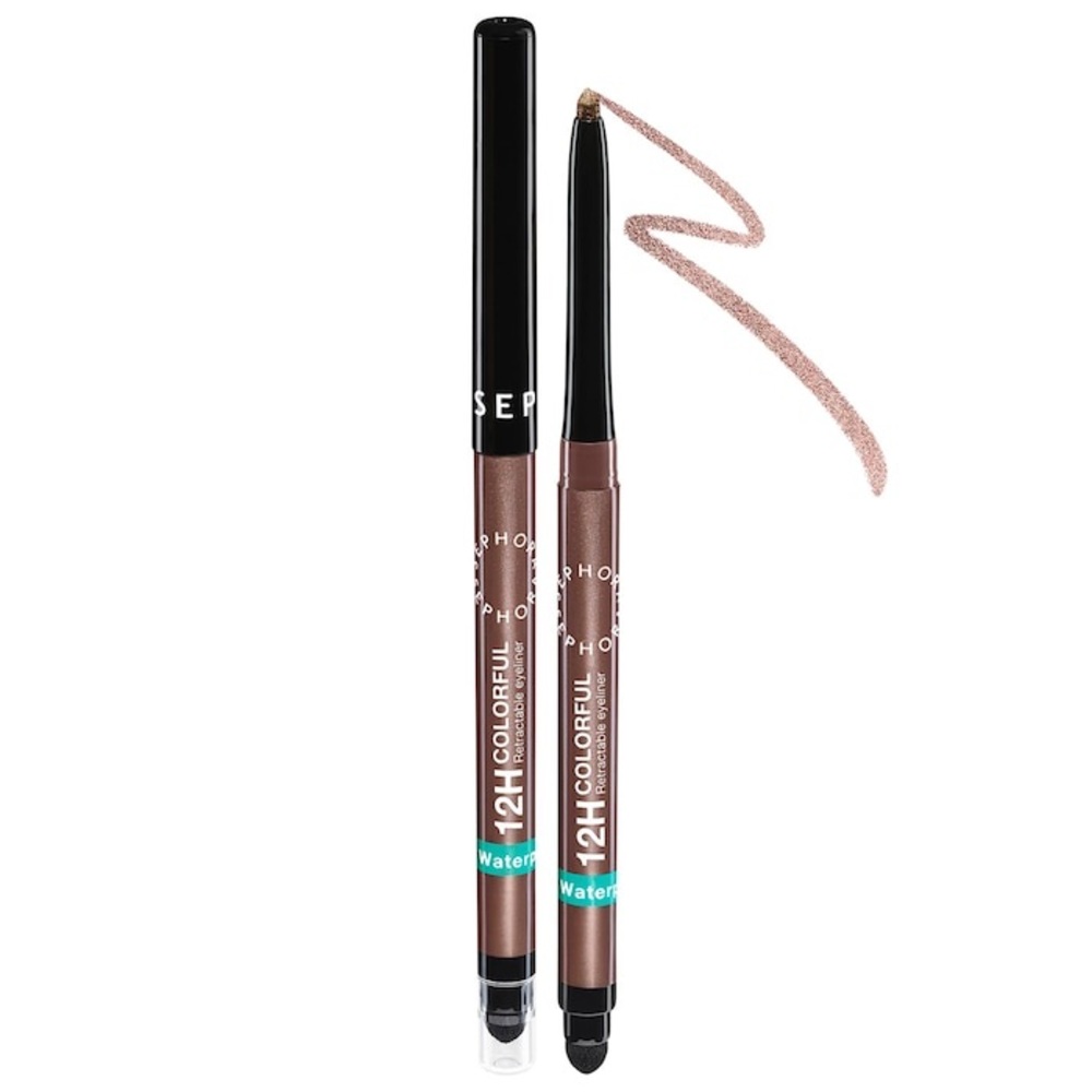 2 Sephora 12H Colorful Waterproof Eyeliner in Shimmer Taupe